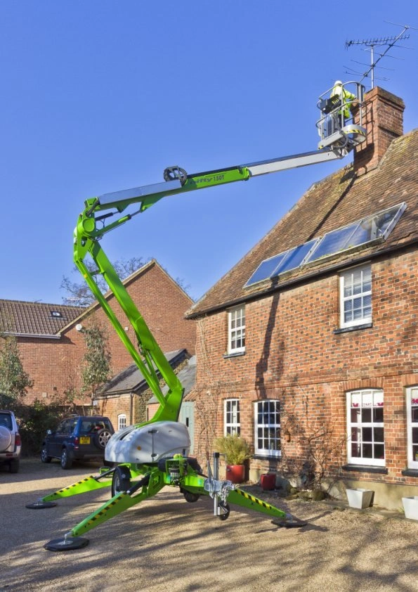 Niftylift 120T – podnośnik koszowy na przyczepie